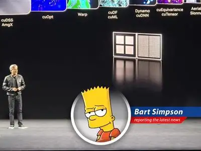 Nvidia's Jensen Huang is suddenly stoked about quantum computers solving real-world problems, ditching his earlier '20-year wait' prediction. Cowabunga! image