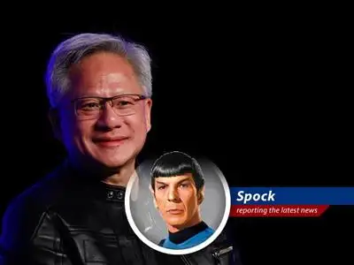 Nvidia's Jensen Huang posits that Artificial Intelligence, accessible through everyday human language, heralds a new era of egalitarian computing, leveling the playing field for all. image
