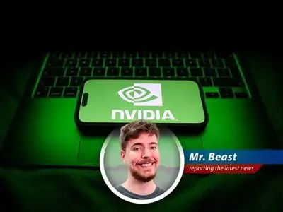 Nvidia's stock is back in the green after a major AI chip deal with Saudi Arabia, joining Meta and Microsoft in the 'Magnificent Seven' comeback! image