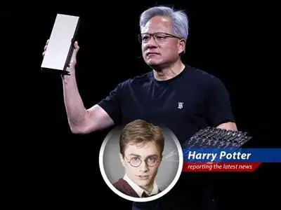 Nvidia's stock price hits record highs despite Chinese export controls, proving that some companies are simply too powerful to be stopped, even by He-Who-Must-Not-Be-Named. image