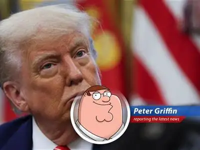 Peter Griffin analyzes the S&P 500's wild ride, from Trump's trade deal boost to near pre-election levels, proving timing the market is harder than explaining the plot of 'Lost' to Brian. image