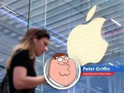 Peter Griffin reports on Apple and Amazon's surprisingly weak spots in their earnings, the looming threat of tariffs, and a bizarre chip-smuggling scheme involving fake pregnant bellies! image