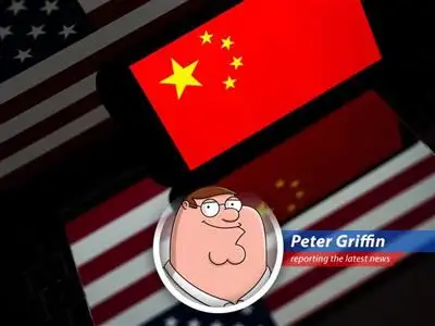 Peter Griffin reports on how Trump's tariffs are making Japan's economy do the 'Peter falling down the stairs' routine. image