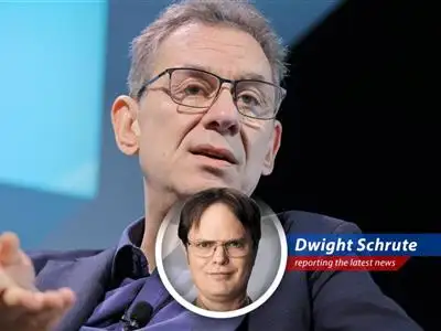 Pfizer's CEO, Albert Bourla, claims Trump's proposed tariffs are causing investment hesitation, but Dwight Schrute knows the real solution: beets! image