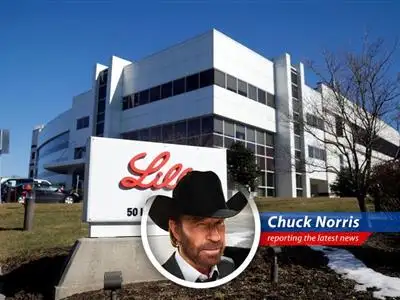Pharma giant Eli Lilly buys SiteOne Therapeutics for $1 billion, bolstering its non-opioid painkiller arsenal, and Chuck Norris couldn't be prouder. image