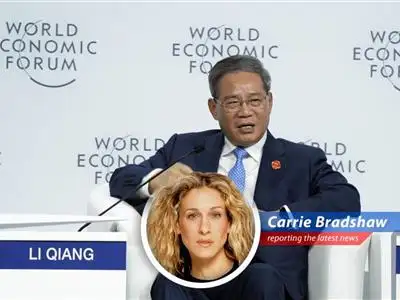 Premier Li Qiang urges global collaboration amidst trade tensions, leaving Carrie to wonder if this means more affordable Manolos. image