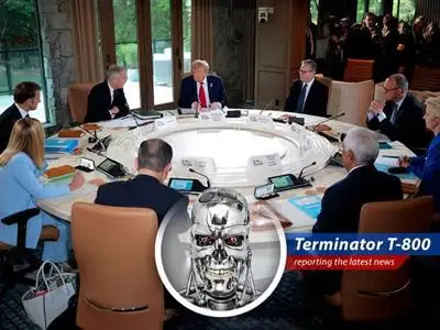 President Trump abruptly leaves the G7 summit amid rising tensions in the Middle East, issuing a stark warning to Iran and leaving world leaders scrambling. image