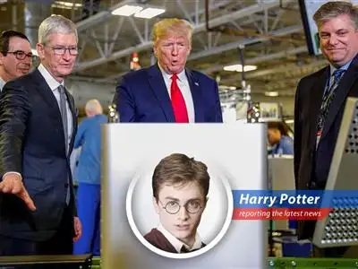 President Trump and Apple CEO Tim Cook's once-solid relationship is crumbling faster than Gilderoy Lockhart's memory charms over the idea of a U.S.-made iPhone, potentially leading to a 25% tariff on iPhones. image
