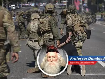 President Trump deploys National Guard to California amidst immigration protests, sparking a magical conflict with Governor Newsom over states' rights and federal power. image