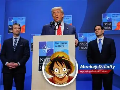 President Trump talks NATO in the Netherlands, but will there be a feast worthy of a pirate king? image