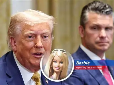 President Trump threatens sky-high tariffs on imported pharmaceuticals, leaving Barbie wondering if her Malibu dream will include affordable healthcare.