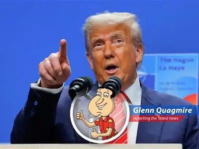 President Trump threatens to double trade costs for Spain if they don't meet the new NATO defense spending target, leaving Glen Quagmire wondering what kind of 'defense' they're really talking about. image