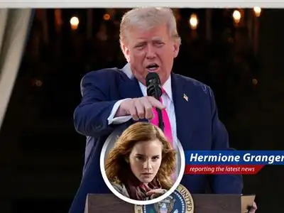 President Trump unveils a 'take it or leave it' tariff strategy, leaving global markets in a state of utter confusion, much like trying to understand Snape's potions instructions. image