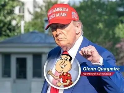 President Trump woos working-class Americans with promises of tax cuts, but will the Senate play along? Giggity! image