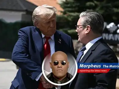 President Trump's affinity for the UK, driven by personal fondness and strategic alignment, raises eyebrows and questions about the nature of power in the post-Matrix world. image
