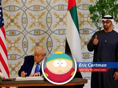 President Trump's deal lets the UAE buy top-tier American AI chips, stirring up drama and potentially sticking it to China. Respect my Authoritah! image