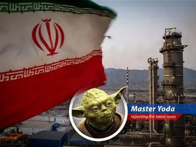 President Trump's latest sanctions against Iran rattle oil markets and echo through international relations, a complex web of power, much like the Force itself. image