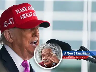 President Trump's tariff threats on the EU cause market jitters, while analysts question their substance and businesses turn to AI to navigate the uncertainty. A humorous and satirical take on the current trade situation. image