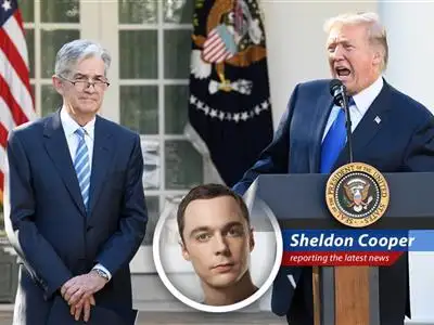 President Trump's unconventional economic advice clashes with Federal Reserve's cautious approach, leaving markets in a state of perplexed amusement. image