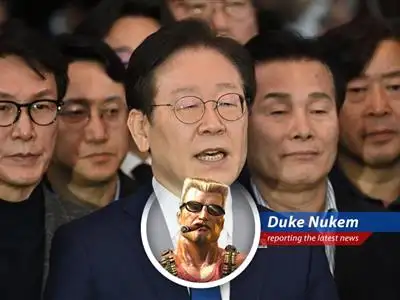 Presidential frontrunner Lee Jae-myung wants to renegotiate the US trade deal, saying 'It's time to kick gum and chew ass, and I'm all outta gum!' image