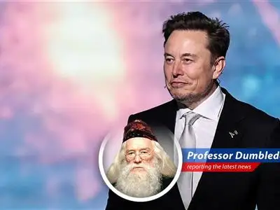 Professor Dumbledore analyzes Elon Musk's new political venture and its potential impact on Tesla, with a sprinkle of wizarding wit. image