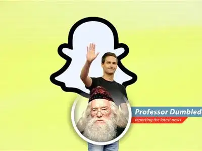 Professor Dumbledore muses on Snap's recent financial turbulence, the uncertain economic climate, and the ever-shifting sands of fate, all while drawing parallels to the wizarding world's own share of unexpected challenges. image
