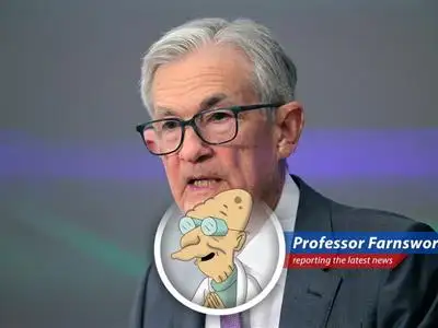 Professor Farnsworth dissects the Federal Reserve's latest meeting, where officials pondered interest rates, tariffs, and whether to listen to that Trump fellow. Spoilers: Nobody knows what's going on! image