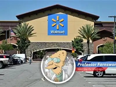 Professor Farnsworth dissects the latest dust-up between Trump and Walmart over tariff-induced price hikes, with a healthy dose of senile commentary. image