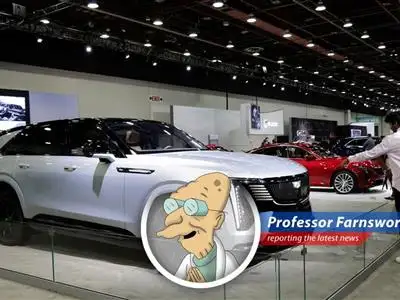 Professor Farnsworth reports on Cadillac's surge in EV sales, attracting Tesla owners seeking a change of pace, but is it really the future, or just a shiny distraction? image