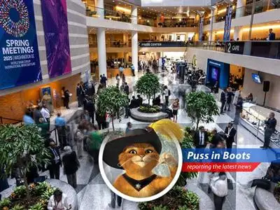 Puss in Boots reports on the economic paw-blems causing turmoil at the World Bank and IMF, where tariffs are the new villain and uncertainty reigns supreme. Will Europe find its courage? image