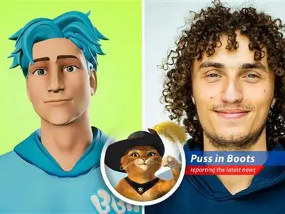 Puss in Boots reports on the rise of AI-powered YouTubers and the potential 'AI slop' threatening the content landscape, wondering if even a legendary gato like himself can compete. image