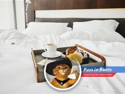 Puss in Boots reports on the vanishing act of hotel minibars, replaced by modern magic like delivery apps and lobby treasures! image