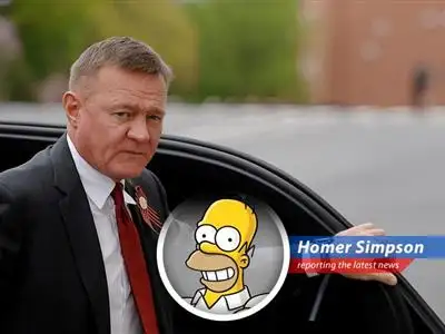 Putin's transport guy gets the boot and then...kaboom? Sounds like a job for Detective Marge! image