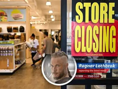 Ragnar Lothbrok analyzes a U.S. Federal Reserve report indicating economic contraction, tariff-related anxieties, and hiring slowdowns, with a touch of Viking humor. image