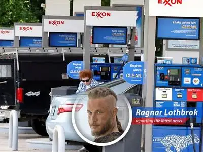 Ragnar Lothbrok reports on ExxonMobil's recent plundering...err, earnings, where shiny black gold flows even as the gods of trade war conspire. image