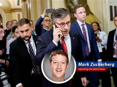 Republican infighting and flight delays threaten to derail Trump's key policy package in the House, leaving Speaker Johnson scrambling for votes and Zuckerberg wondering if this is all just a simulation. image
