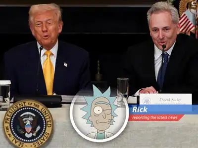 Rick Sanchez breaks down how Trump's administration thinks regulating stablecoins could be a big win for the US economy, despite all the obvious 'conflict of interest' bullsh*t. image