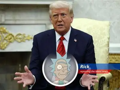 Rick Sanchez breaks down how Trump's tariff shenanigans are messing with the stock market and potentially your pathetic little investments, with a healthy dose of cynicism and quantum uncertainty. image