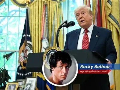 Rocky Balboa breaks down Wall Street's dependence on trade news and earnings reports this week, with a touch of humor and boxing metaphors, just like life, it's all about how hard you can get hit and keep moving forward. image