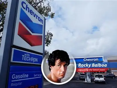 Rocky Balboa reports on Chevron slowing down share buybacks due to falling crude prices, proving even oil giants ain't immune to a little economic punch. image