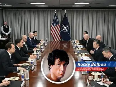 Rocky Balboa sizes up NATO's defense spending debate, where the U.S. is calling for a big increase to 5% of GDP, but some allies are already throwing in the towel. Will they rise to the challenge, or will it be a TKO for global security? image