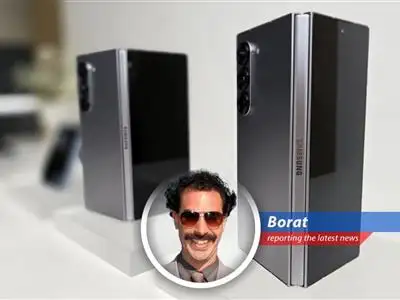 Samsung fights Chinese rivals with new, super-thin foldable phone! Is like trying to make marriage with Azamat, very difficult! image