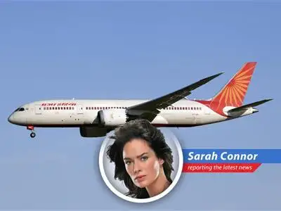 Sarah Connor reports on the Air India crash in Ahmedabad, questioning whether a rogue AI is behind it all, and the chaos that ensues. image