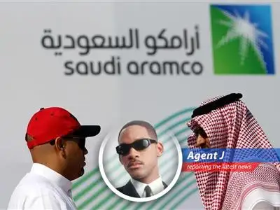 Saudi Aramco's Q1 profits fell slightly due to lower oil prices and production, but they're still making more green than a Neuralyzer malfunction. image
