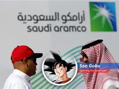 Saudi Aramco's profits took a bit of a tumble, but they're still stronger than Yamcha! Oil prices and production are down, but they're hanging in there. image