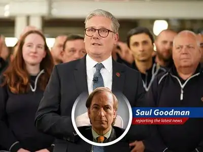 Saul Goodman breaks down the latest U.S.-U.K. trade agreement, revealing who's really cashing in and who's left holding the bag. Spoiler alert: It's the U.S., baby! image