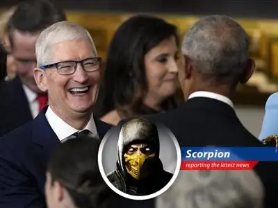 Scorpion reports on Apple's Q2 earnings as tariffs loom, threatening sales and China's market share. Will Apple choose Kombat, or will it suffer defeat? image