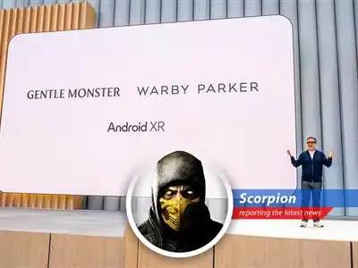 Scorpion reports on the fiery partnership between Warby Parker and Google to forge smart glasses, sparking a stock surge and a challenge to Meta's dominance. It is a battle for supremacy, mortals! image