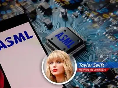 Semiconductor giant ASML faces a staggering loss in market value amid China export restrictions and US tariff jitters, but analysts still see a 'Blank Space' for potential upside. image