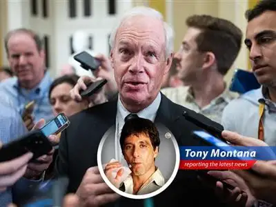 Senator Ron Johnson channels his inner Tony Montana to trash Trump's spending bill, calling it immoral and a 'grotesque' mortgaging of future generations. He won't vote for it, capiche? image
